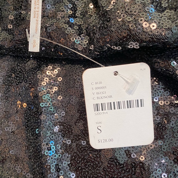 Free People Women’s Black Sequin Skirt - Picture 4 of 5